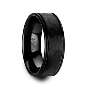 REVENANT Black Ceramic men's wedding band, image 3