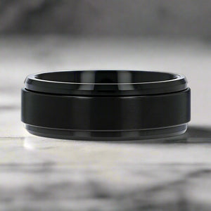 REVOLVE Tungsten Carbide men's wedding band, image 3