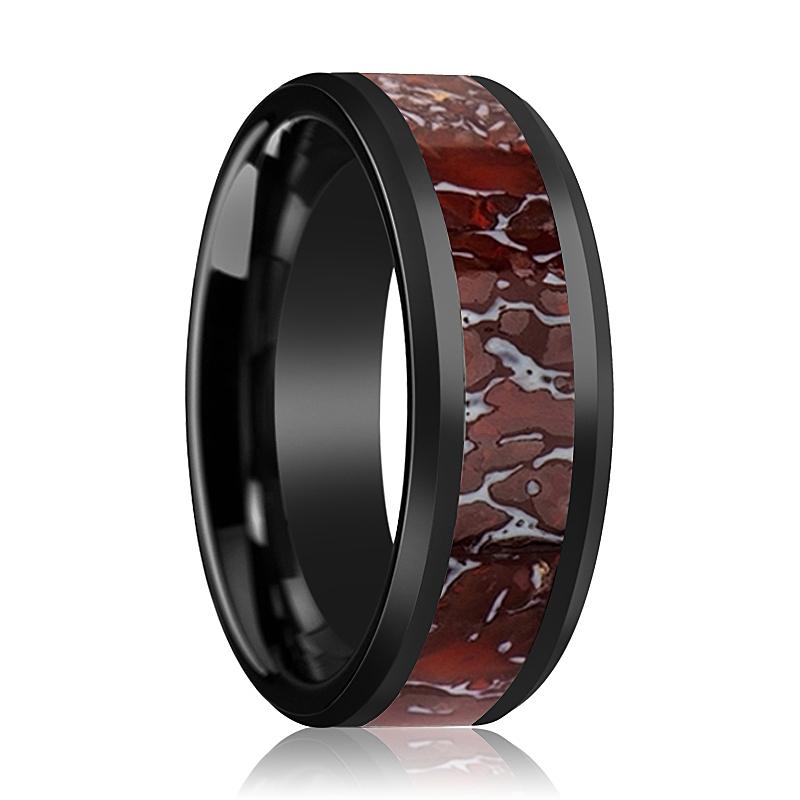 TRIASSIC Ceramic men's wedding band, image 1