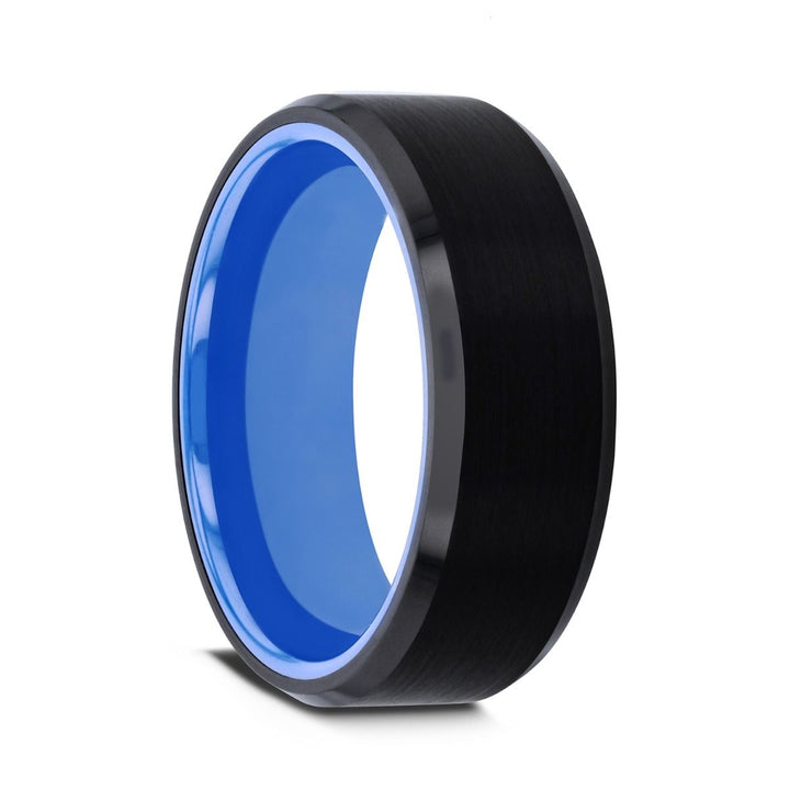 RIGEL | Tungsten Ring Vibrant Blue - Rings - Aydins Jewelry - 1