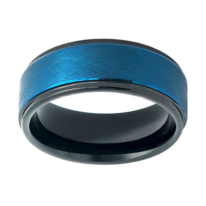 ROCKET | Tungsten Ring Blue Tone Wire - Rings - Aydins Jewelry - 3