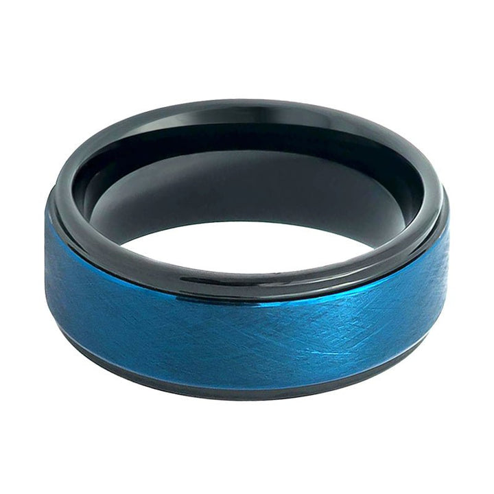 ROCKET | Tungsten Ring Blue Tone Wire - Rings - Aydins Jewelry - 2