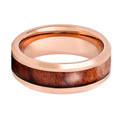 RUSTIC — lifestyle on hand — men's tungsten carbide wedding ring | Aydins Jewelry