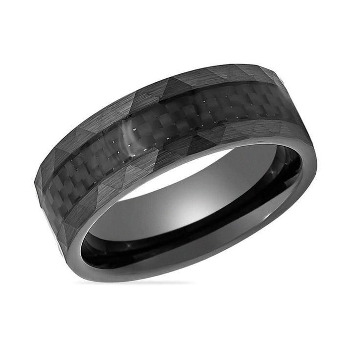 SPEEDSTER | Tungsten Ring Carbon Fiber - Rings - Aydins Jewelry - 2