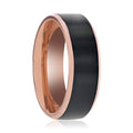 STEPHEN Rose Gold men's wedding band, image 1