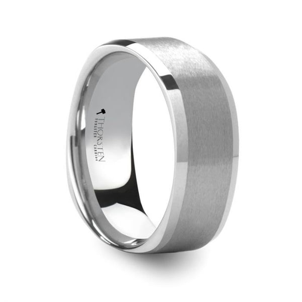 STERLING | Tungsten Ring Square Shape White - Rings - Aydins Jewelry - 1