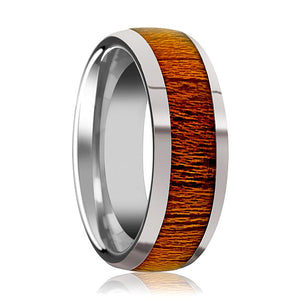 SWIETENIA Tungsten Carbide men's wedding band, image 1