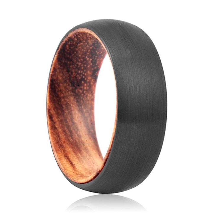 TRIFEX | Tungsten Ring Zebra Wood - Rings - Aydins Jewelry - 1