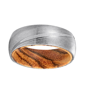 UMBER — lifestyle on hand — men's damascus steel wedding ring | Aydins Jewelry