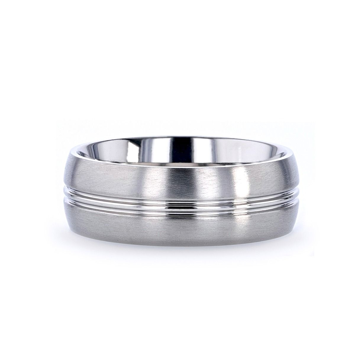 UPTON Titanium men's wedding band, image 2