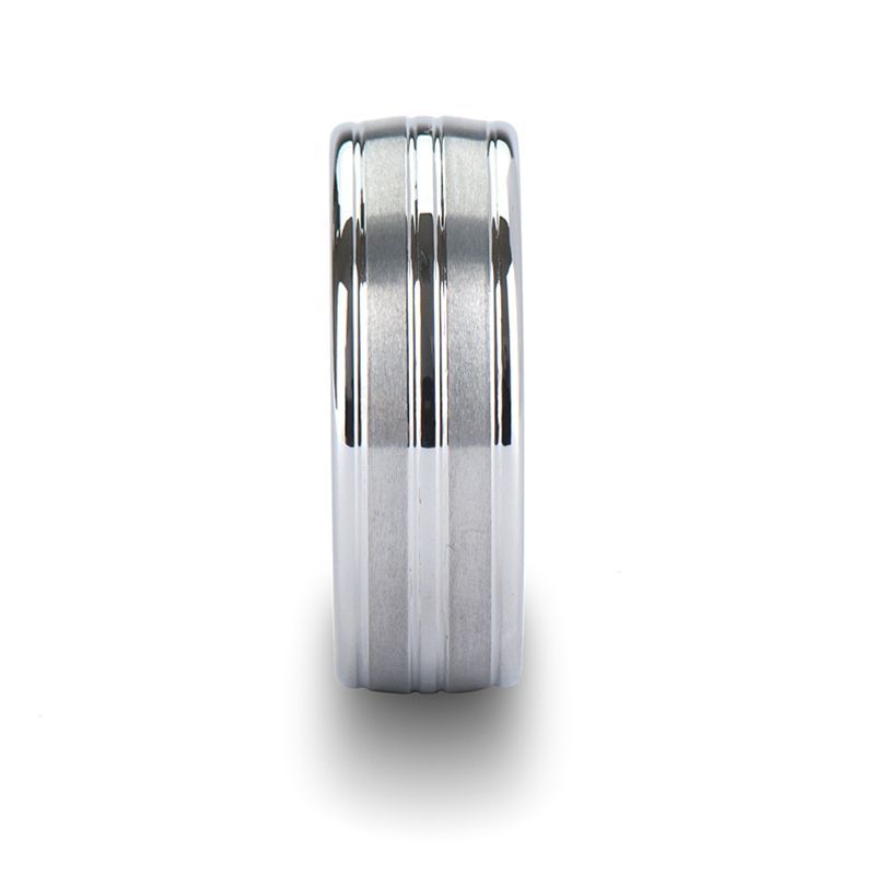 VANCOUVER Tungsten Carbide men's wedding band, image 2