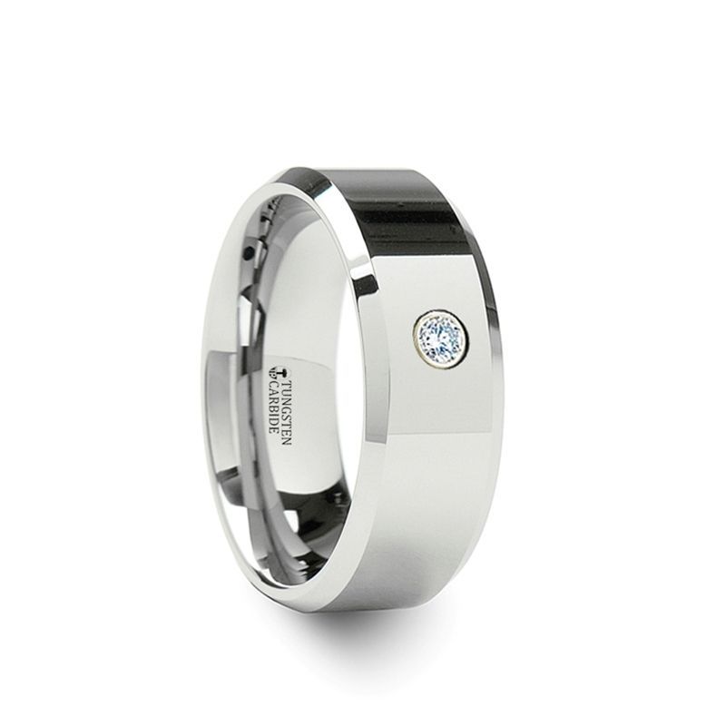 WATERFORD Tungsten Carbide men's wedding band, image 1