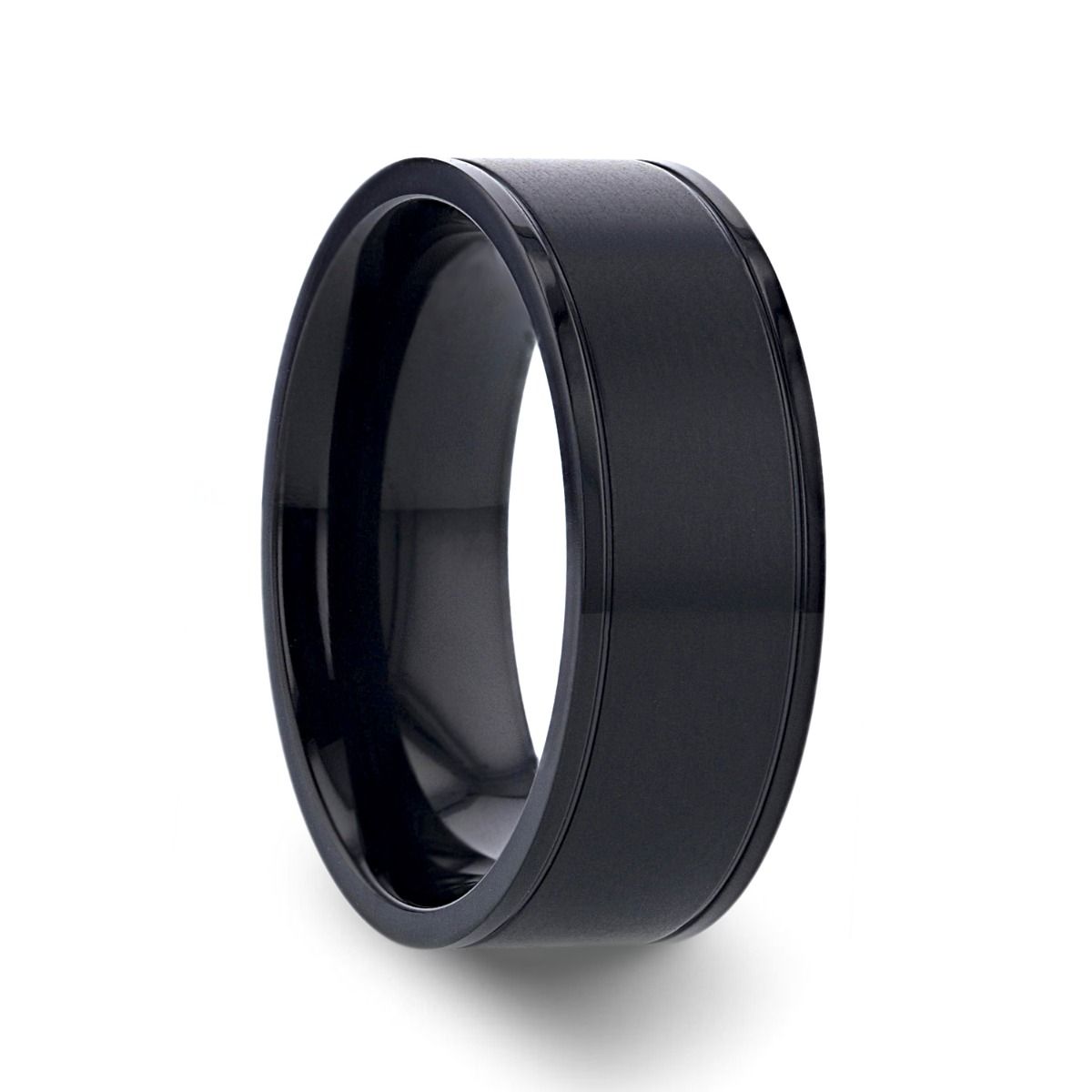 WOLFGANG — hero shot — men's titanium wedding ring | Aydins Jewelry