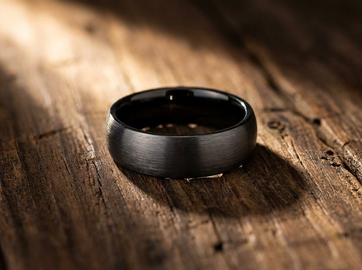 Tungsten wedding band
